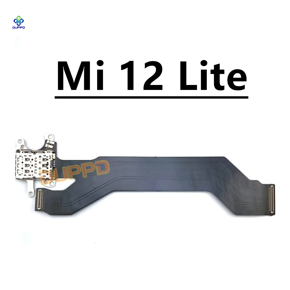 

For Xiaomi Mi 12 Lite 12Lite SIM Card Holder Tray Slot Reader Socket Flex Cable