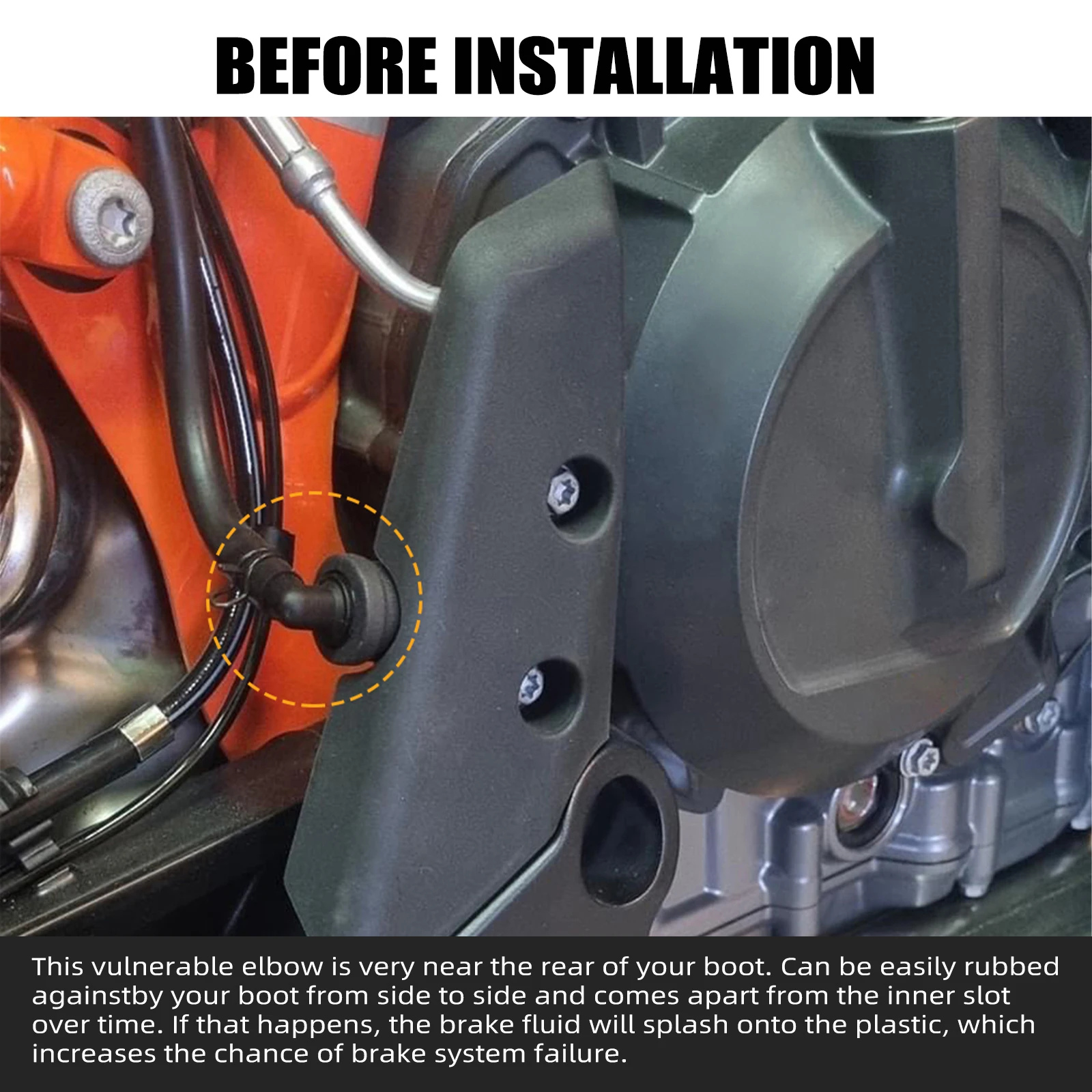 Für KTM 790 890 Adventure R 2019-2025 2024 2023 2022 2021 Hinten Hauptbremszylinder Schutz Für Husqvarna NORDEN 901 2022-2025 – Detail 3