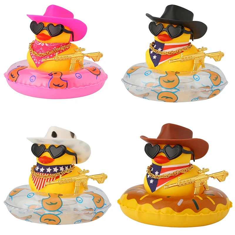 Yellow Ducks Car Decorations 6PCS, Resin Duck Figures Car - View #13