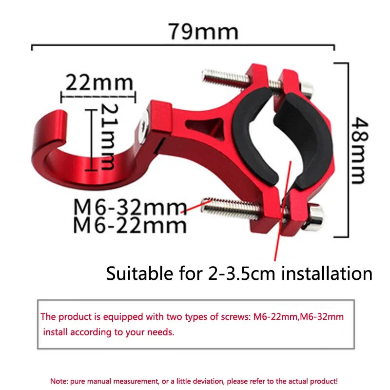 1pc Hanging Bag Hook Claw For Scooter/Bike/Motorcycle Hanging Bag Aluminium Alloy Hook Claw Multifunctional Bike Front