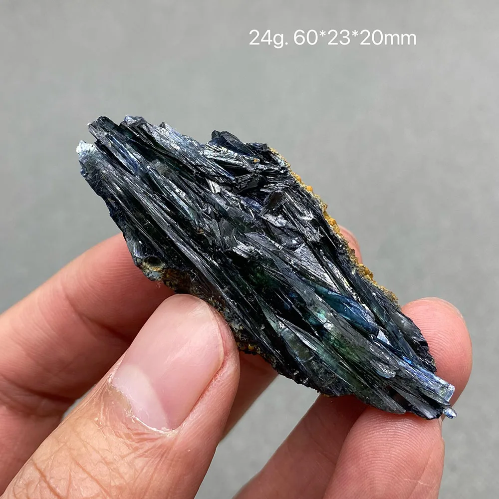 100% natural rare Brazil Vivianite （Blue ironearth） mineral specimen stones and crystals healing crystals quartz