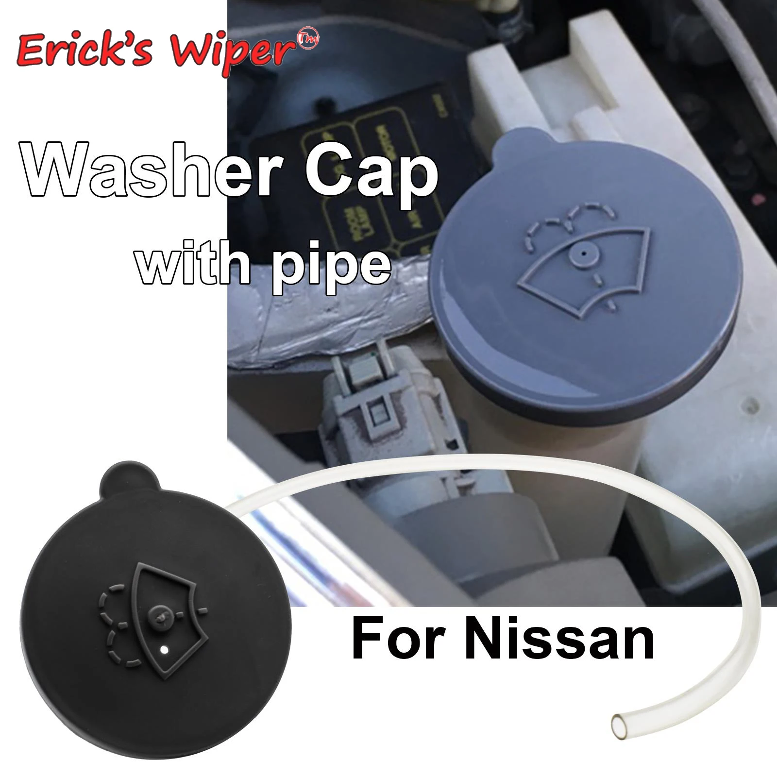 Erick's Wiper Windscreen Wiper Washer Fluid Reservoir Bottle Lid Cap