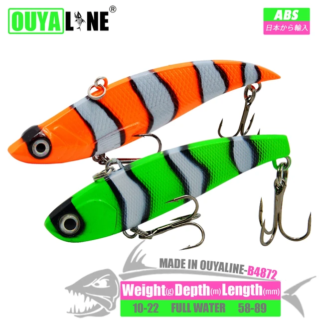 2023 Sinking Vibration Fishing Lure 10g 14g 18g 22g Hard bait Isca  Artificial VIB Winter Ice Fishing Trolling Pike Tackle Leurre