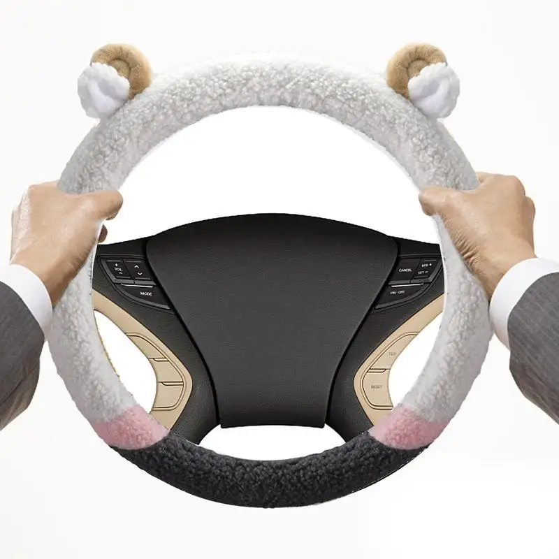 

New Car Steering Wheel Elastic Cover 38cm Universal Car Steering Wheel Cover Soft Auto Decoration DIY Covers Accessories