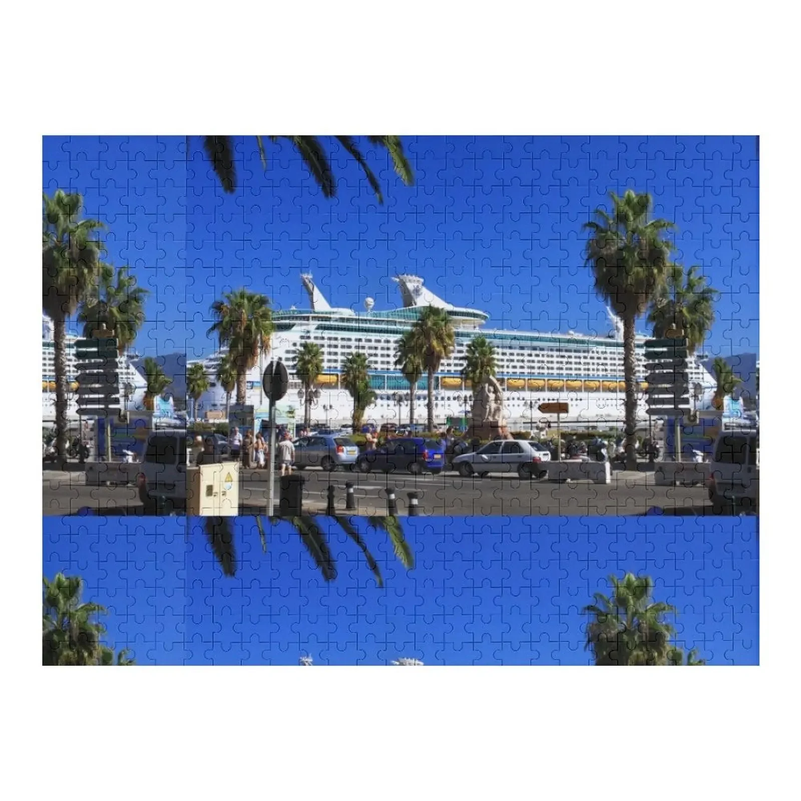 A ship on the street...Adventure of the Seas Jigsaw Puzzle Jigsaw Custom Personalised Jigsaw Woodens For Adults Puzzle