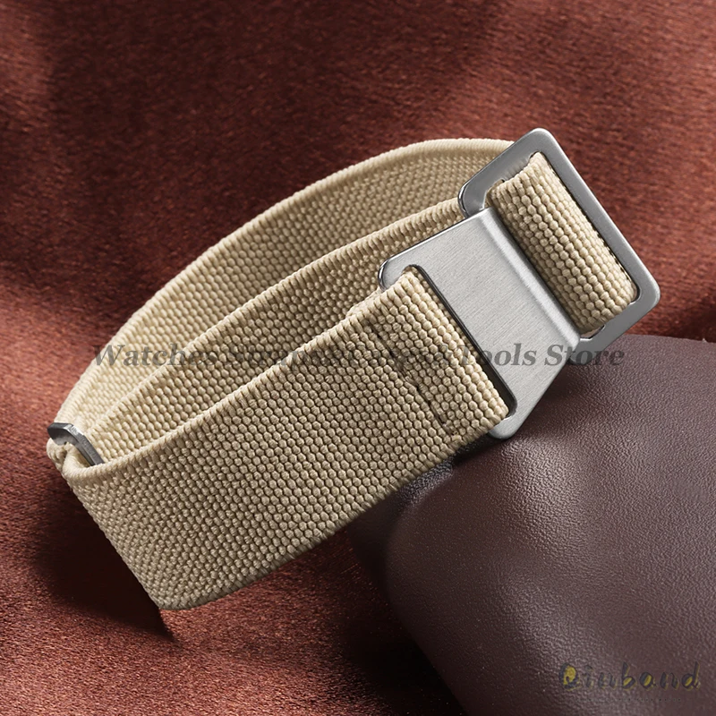 Elastic Nylon Sports Watch Band - Parachute-Style Strap (Multiple Sizes Available)