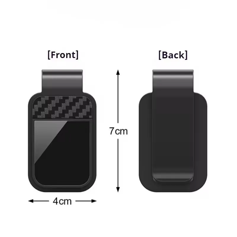 1/2개 차량용 햇빛 가리개 선글라스 클립 홀더, 안경 걸이, 카드 티켓 정리함, 차량 내부 수납 클립, 자동차 액세서리