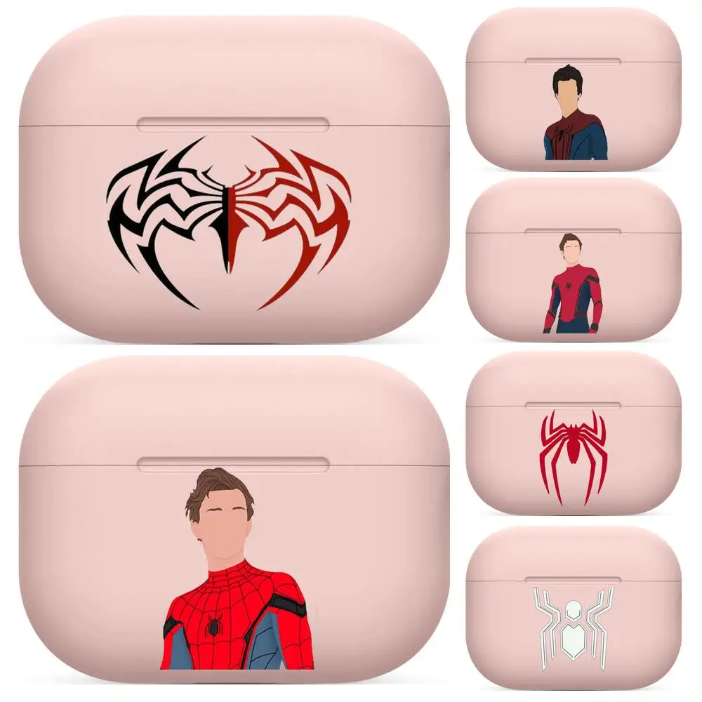 

Marvel Spiderman For Airpods 1 2 pro case Protective Bluetooth Wireless Earphone Cover For Air Pods case air pod cases Pink cute