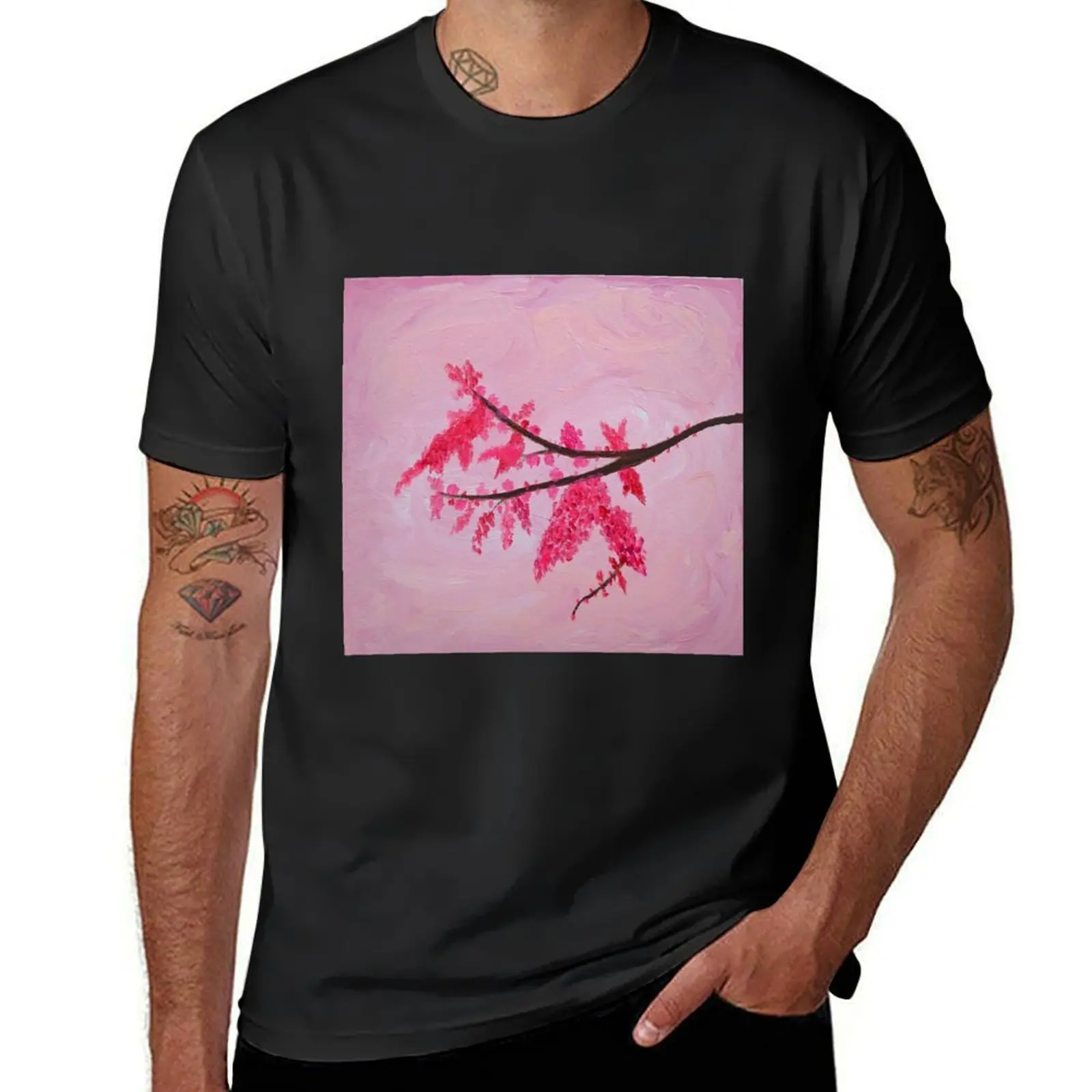 

Мужская хлопковая футболка The Pinks of Spring, новая коллекция