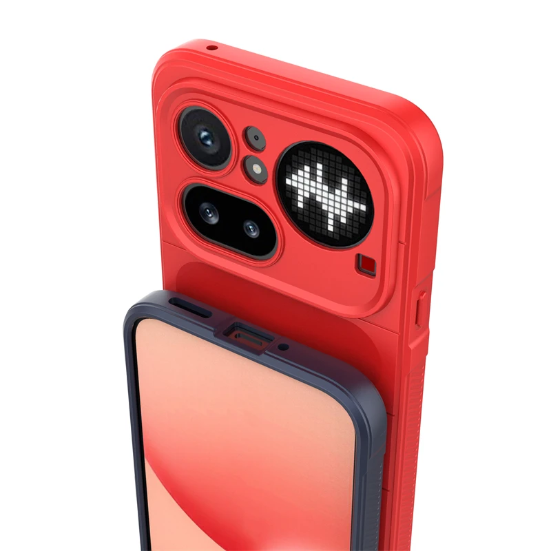 낫띵 폰 4a 프로 케이스 실리콘 리퀴드 낫띵 폰 4a 프로 커버 충격 방지 TPU 보호 케이스 낫띵 폰 4a 프로 커버