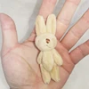 Mini Plush Animal Tiny Joint Bunny/Bear 1.8 Inch Small Soft Stuffed Toy for Easter Birthday Cake Wedding Decorations 5