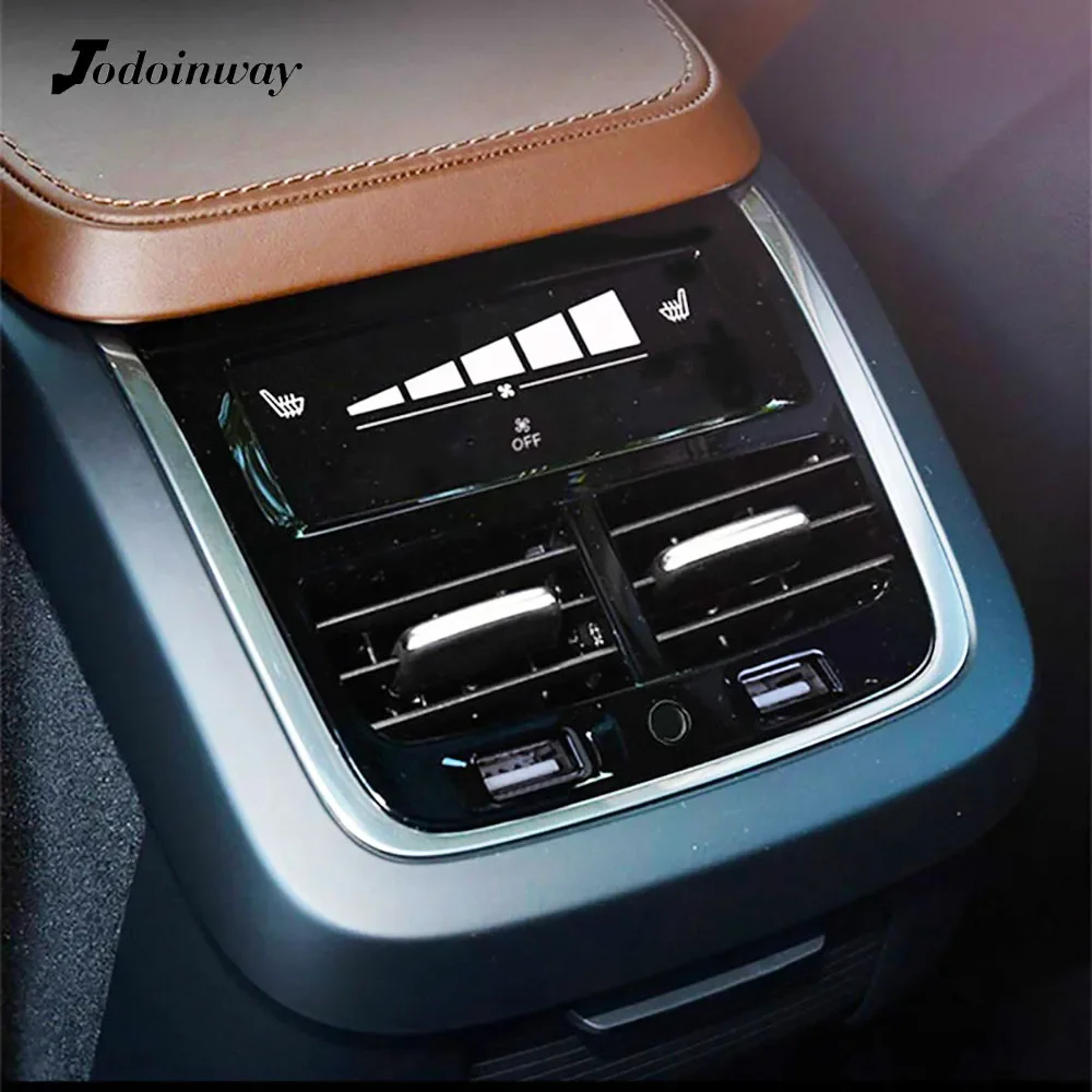 

Dual USB charging air conditioner vent For Volvo XC60 S60 XC90 V60 2018 2022 fast charge Cup Holder armrest modify accessories