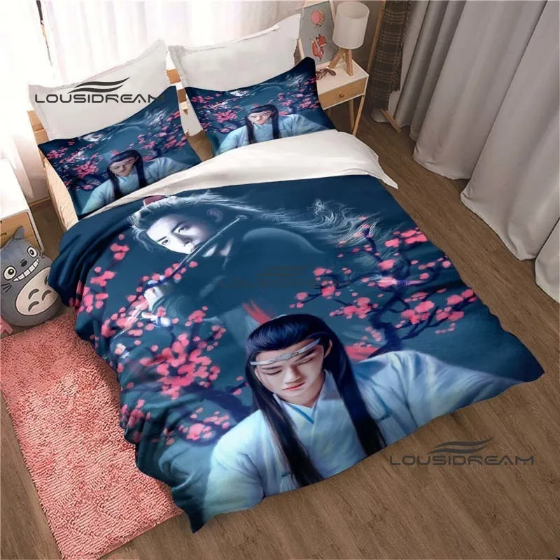 The Untamed Drama Bedding Set 3D Printing xiao zhan Home Decoration Boy Girl King Size Bedding Set Quilt Cover Pillowcas 4