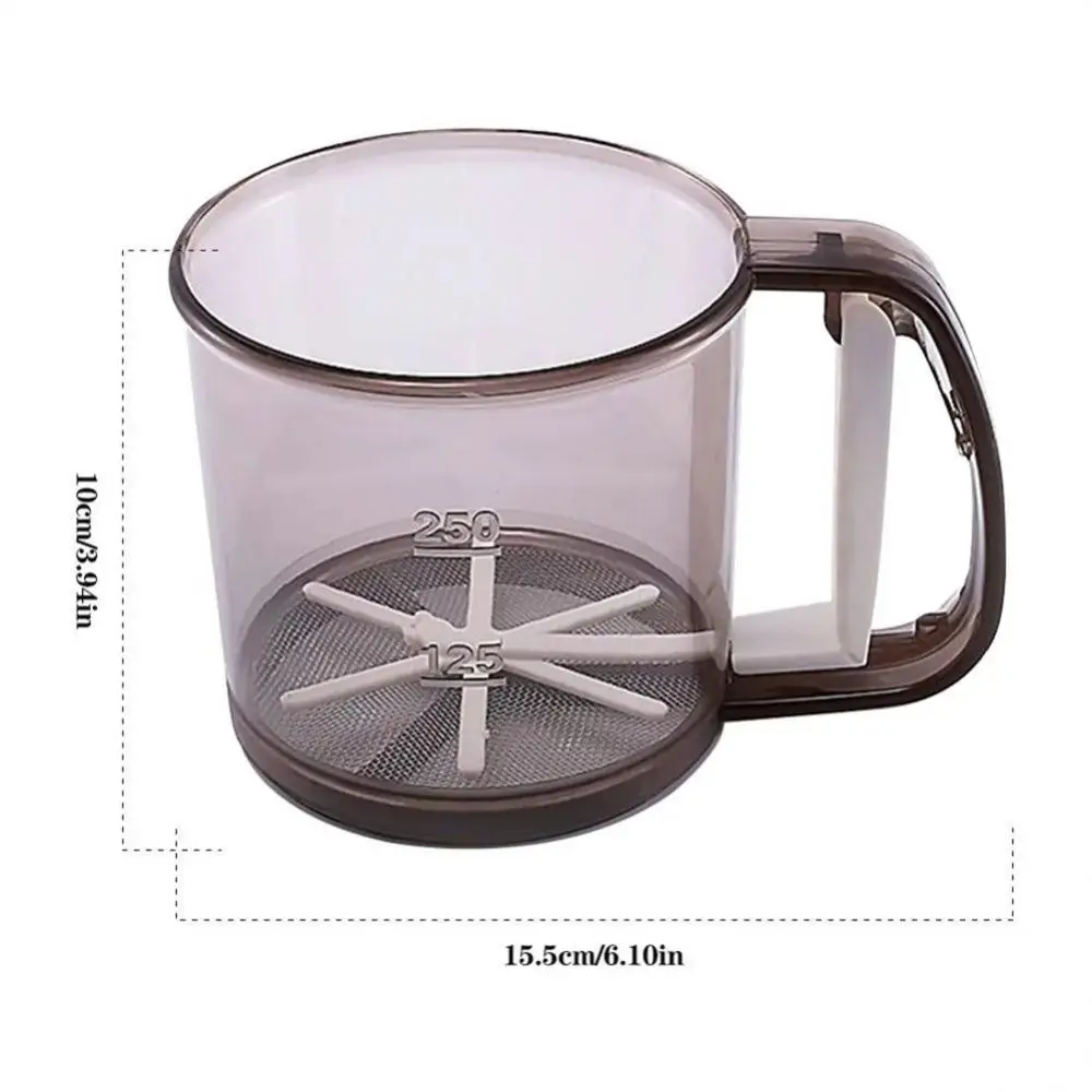 Pastry Baking Tools Powder Flour Mesh Sifter Cup Baking Icing Sugar Shaker Stainless Steel Sieve Cup Bakeware Kitchen Gadgets flour sifter mesh strainer fine mesh strainer powder sieve powder sugar shaker