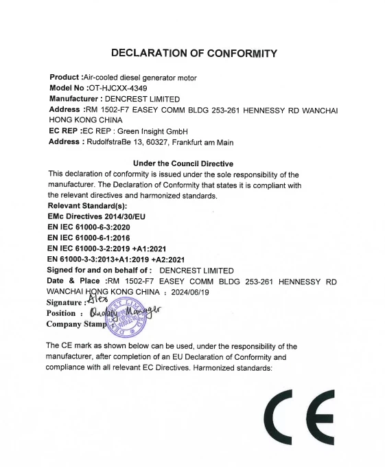 1000W 12V Dieselmotor, Dieselgenerator-Motor, Luftgekühlter Einzylinder, 8-Zahn Dieselgenerator-Motor mit Rechtsdrehung – Detail 16