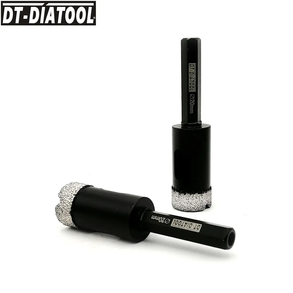 

Алмазные буровые коронки DT-DIATOOL, коронка для сверления керамической плитки, диаметр 20 мм, 2 шт.