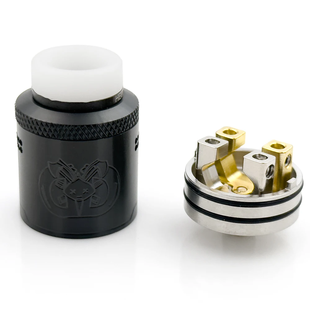 Vmiss Drop Dead RDA Adjustable Airflow 24mm with 810 Resin drip tip BF Squonk 510 Pin Vape Single Dual Coil Tank Atomizer