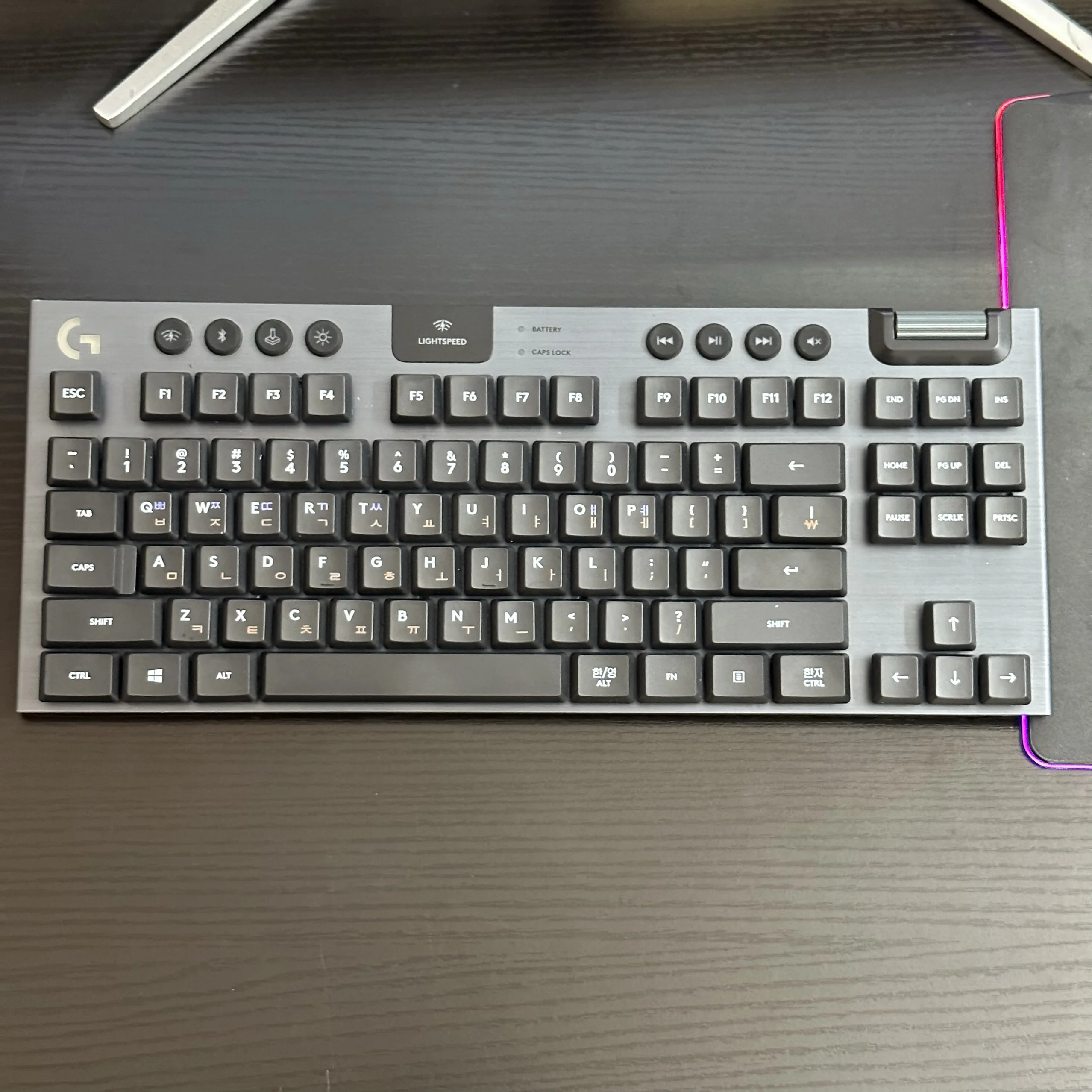 G913 한국어 음성 PBT 소재 G913 G813 G915 G915TKL 기계식 키보드 백라이트 게임 키캡