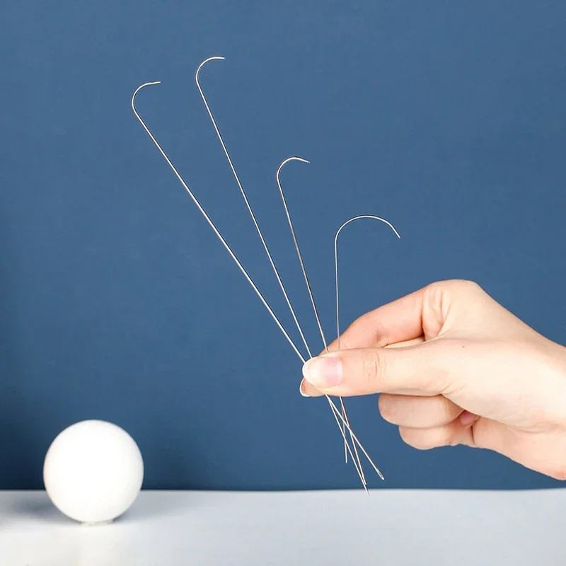 CurvedBeadingNeedlesStainlessBeadNeedleBeadSpinnerNeedlesfor