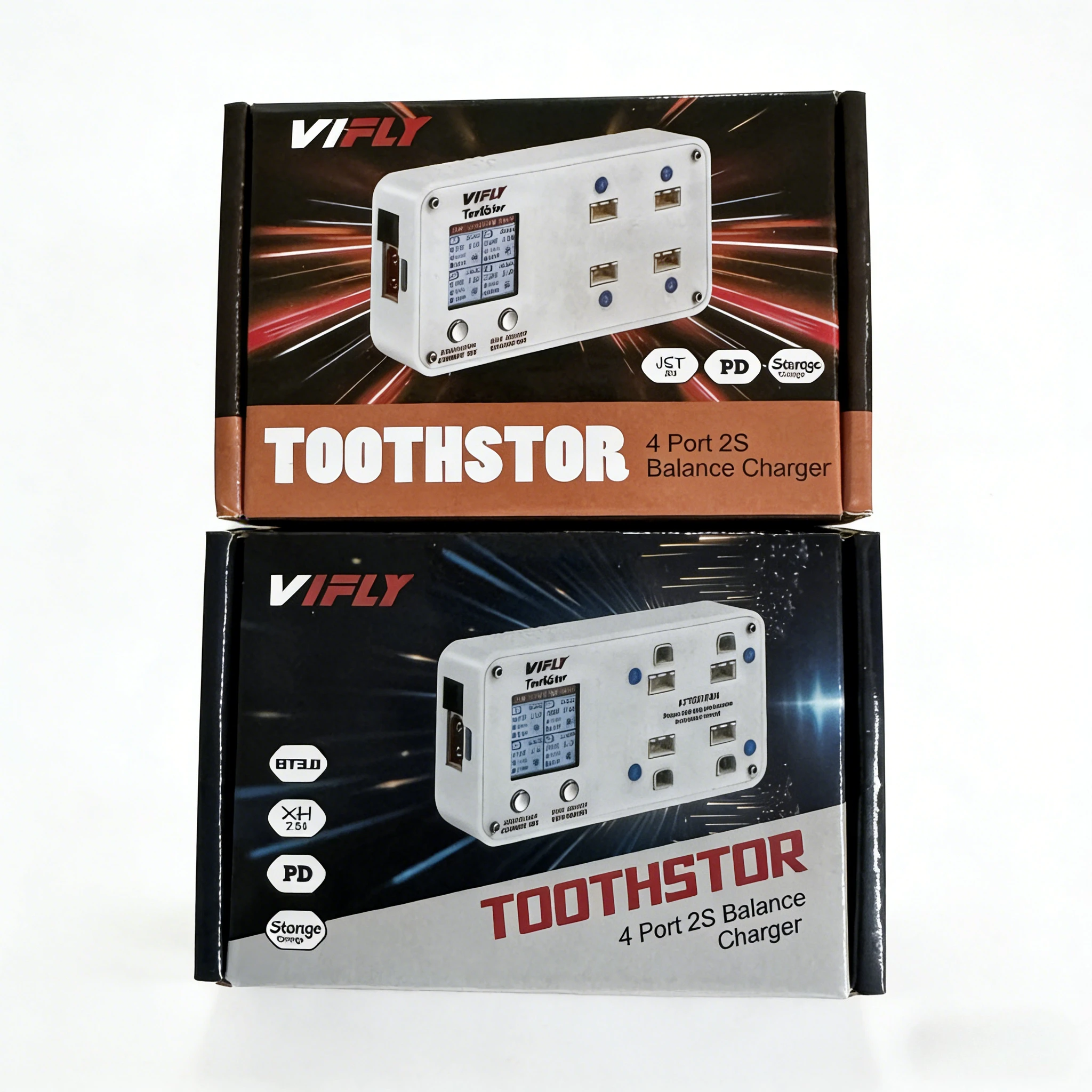 Зарядное устройство VIFLY ToothStor 2S LiPo с выходом USB-C PD XT60 DC 1,5 А для дрона Whoop