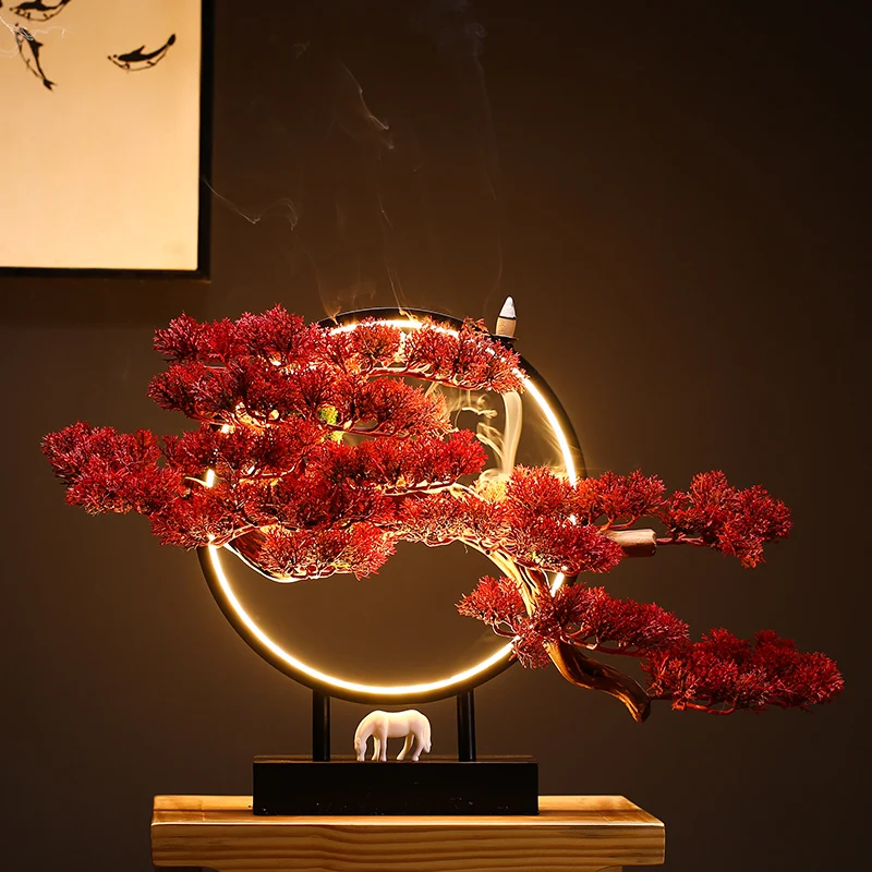 Новый китайский Zen корень искусство моделирование Добро пожаловать сосновые