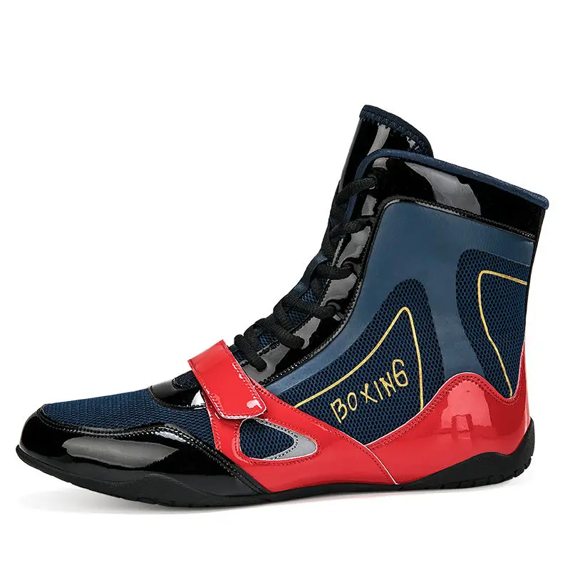 Men's and Women's Free Fighting Boxing Shoes Professional Wear-resistant Sports Shoes Light and Comfortable Wrestling Shoe