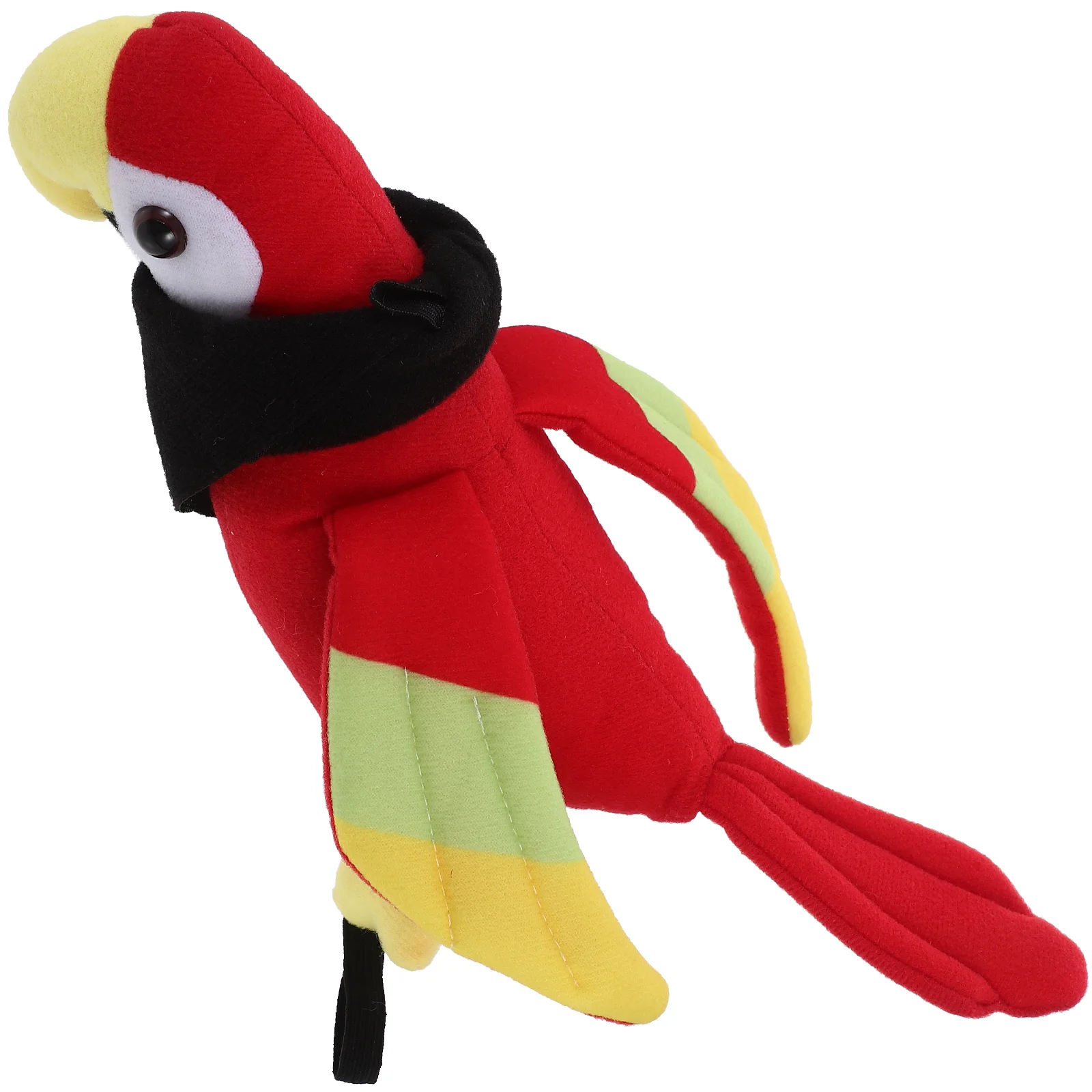 

Halloween Pirate Costume Accessory Cosplay Outfits Simulation Parrot Ornaments Props Realistic Stuffed Bird Model Plush Supply