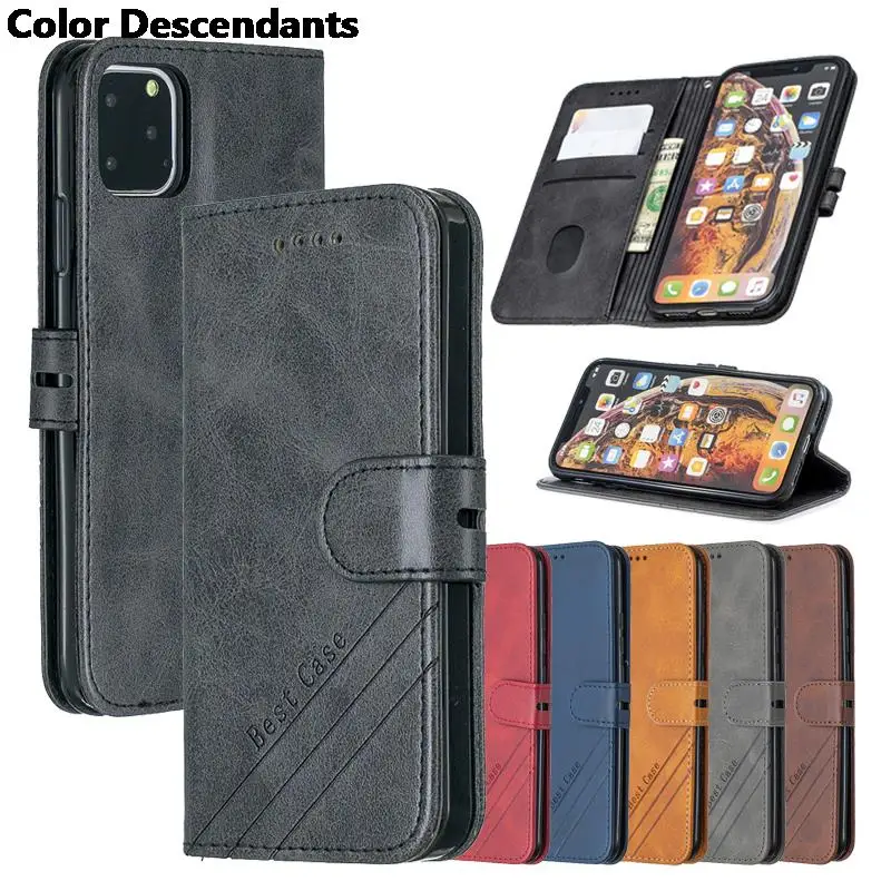 Custodia Flip Se 2020 8 7 6 Plus 5 In Pelle Per Iphone 12Mini 12Pro 11 12 Pro Max Xr X Xsmax Coque Supporto Magnetico Portafoglio Cover Per Telefono