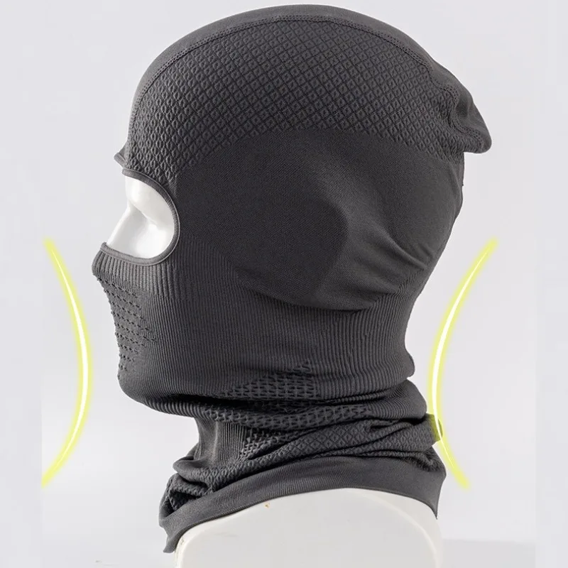 Winter Ski Mask for Men Balaclava Breathable Sweat Absorb High Elasticity Windproof Headgear Outdoor Sports Cycling Motorcycle