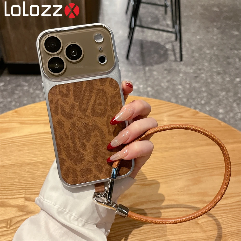 Luxury Wine Red Case with Lanyard Strap and Full Lens Protection
