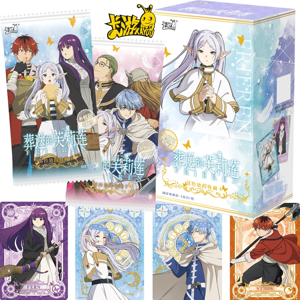 KAYOU Frieren: Beyond Journey's End Card Collection Popular Works Character Himmel Fern Anime Portrait Cards Children Hobby Gift game cards collectible cards anime cards anime trading cards