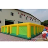 Funny oxford cube inflatable maze inflatable obstacle course tag arena for outdoor game 3