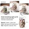 Nordic Modern Glass Vase Woven Leather Light Luxury Home Decoration Vase Living Room Dining Room Tabletop Flower Arrangement 4