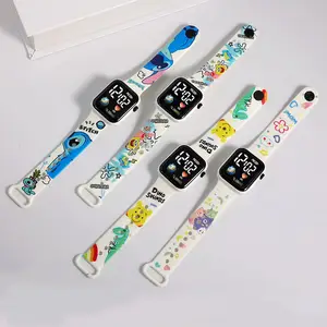 StarCraft Baby Stitch-Reloj Para Niños , Diseño De Dibujos Animados ,  Impermeable , De Cuero , Relojes