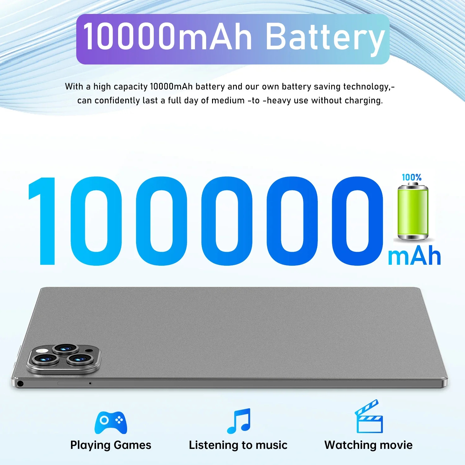 오리지널 태블릿 패드 6 울트라 10.1 인치 HD 태블릿 5G, 16GB + 1TB 대용량 메모리, 안드로이드 태블릿, 구글 플레이, 10000mAh 배터리, 신제품