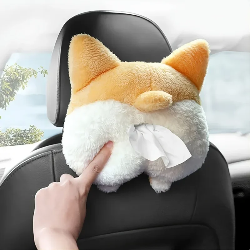 Corgi Car Tissue Box 1Pc tissue box