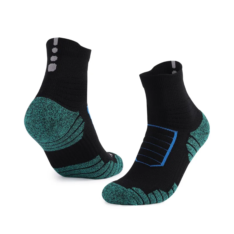 3 Pairs/lot Basketball Socks Men's Outdoor Thicked Towel Bottom Socks Women's Professional Football Running Cycling Socks Sox