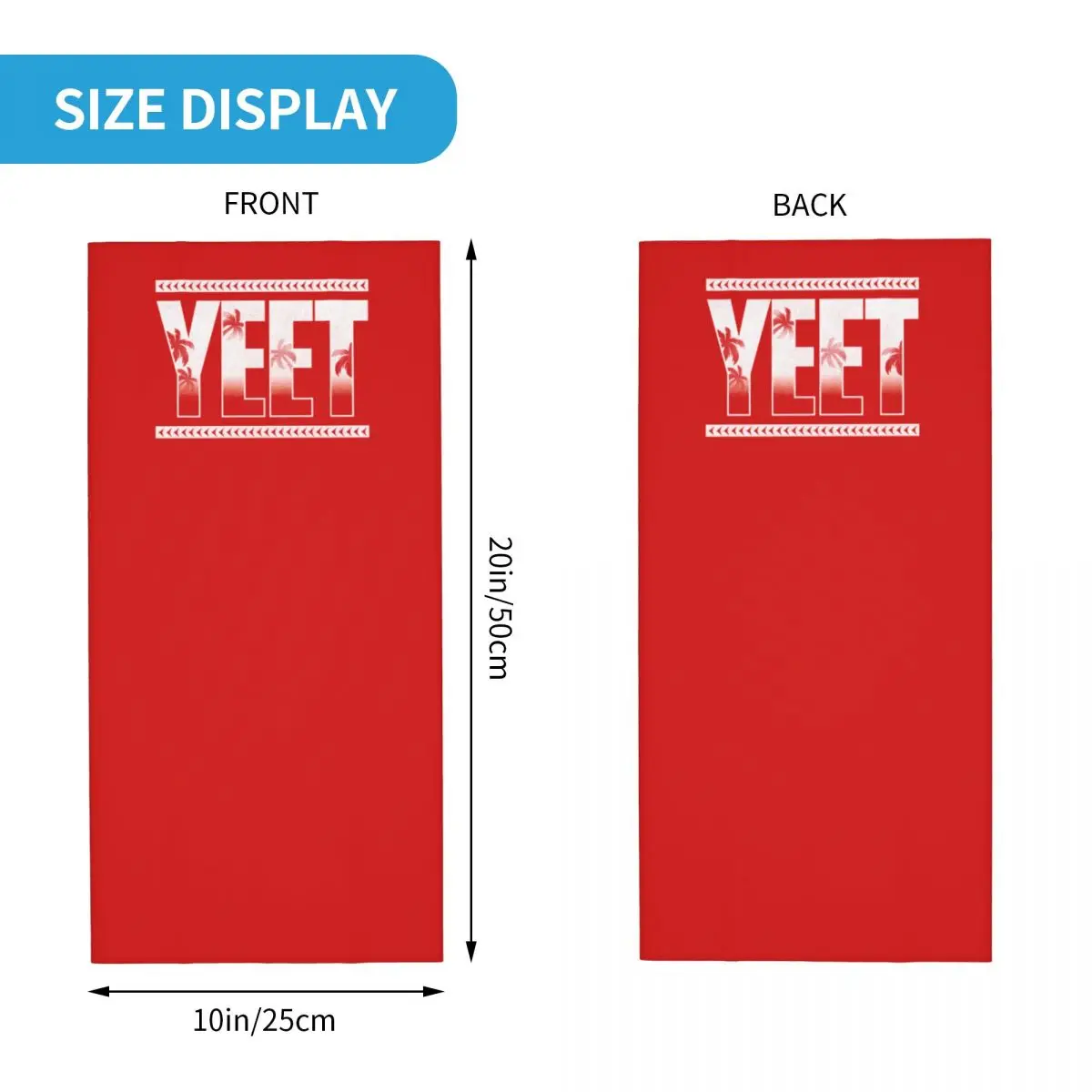 Yeet Jey Uso Bandana Neck Gaiter for Hiking Cycling