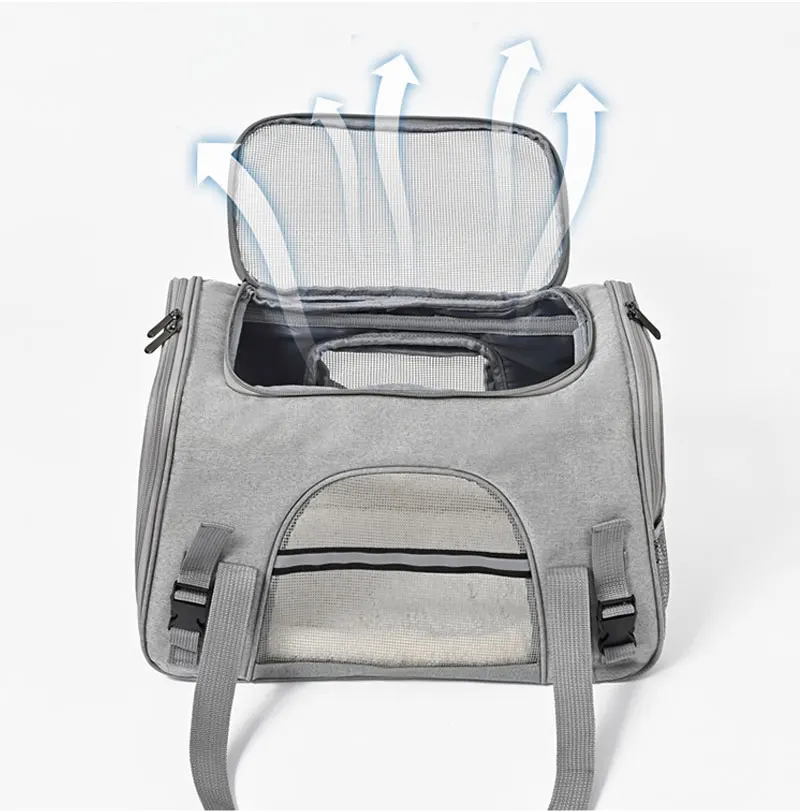 Description Picture 4 of itemPortable Dog Cat Carrier Bag Pet Travel Bags Breathable Mesh Small Dog Cat Dogs Outdoor Tent Carrier Outgoing Pets Handbag