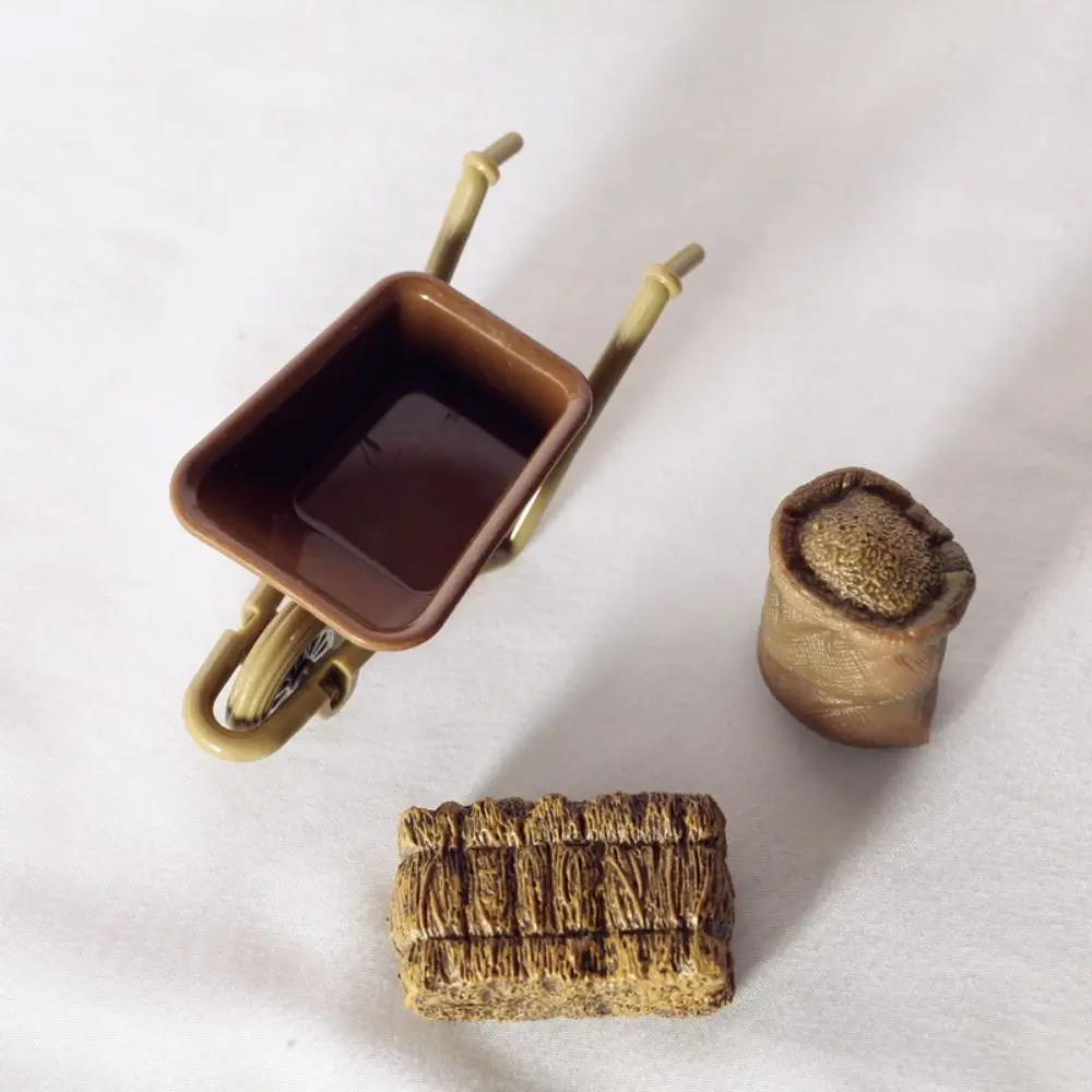 Simulation Models Dollhouse Simulation Vegetable Farm Vegetable Field Mini Farm Mini Simulation Farm Model Garden Cart