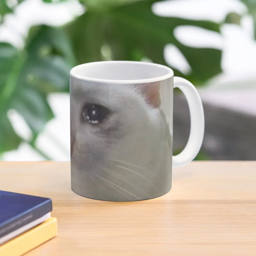

Crying Cat Meme Coffee Mug Glass Cups Thermal Cups Cups Ceramic Mug