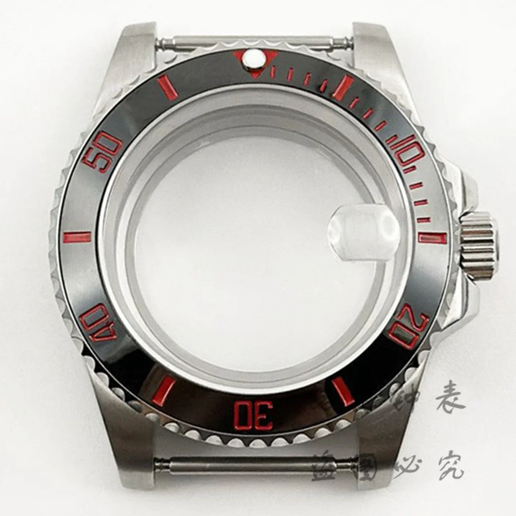 Deep Blue Bezel 40MM Diver Watch Case with Waterproof Sapphire Crystal