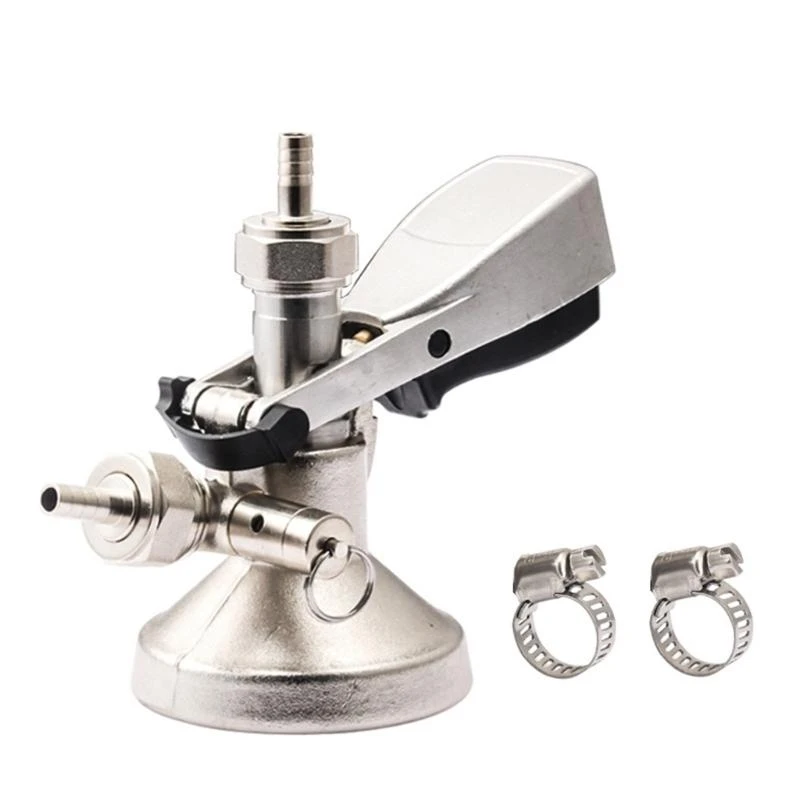 Stainless Steels Beer Kegs Tap Distributor Coupler 5/8inch Beer Kegs Coupler Enduring