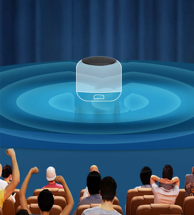 Mini Bluetooth Speaker Wireless Portable Metal HiFi TWS Loudly Waterproof Колонка Caixa De Som Bluetooth_voghion.com