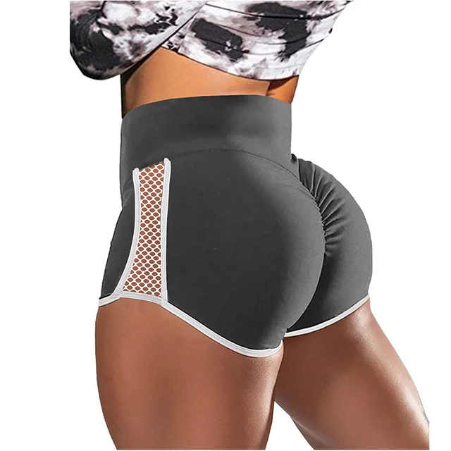 Women Sport High Waist Tights Shorts Push Up Ultra-mini Sport Shorts Summer  High Waist Hip Lifting Yoga Shorts Pantalones Cortos - Shorts - AliExpress