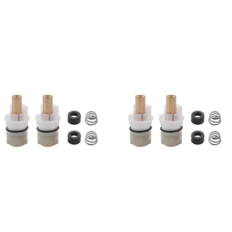 

4 Pieces RP25513 Faucet Stem Replacement With Rubber Seats And Springs Suitable For Kitchen Delta Faucet Repair Kit