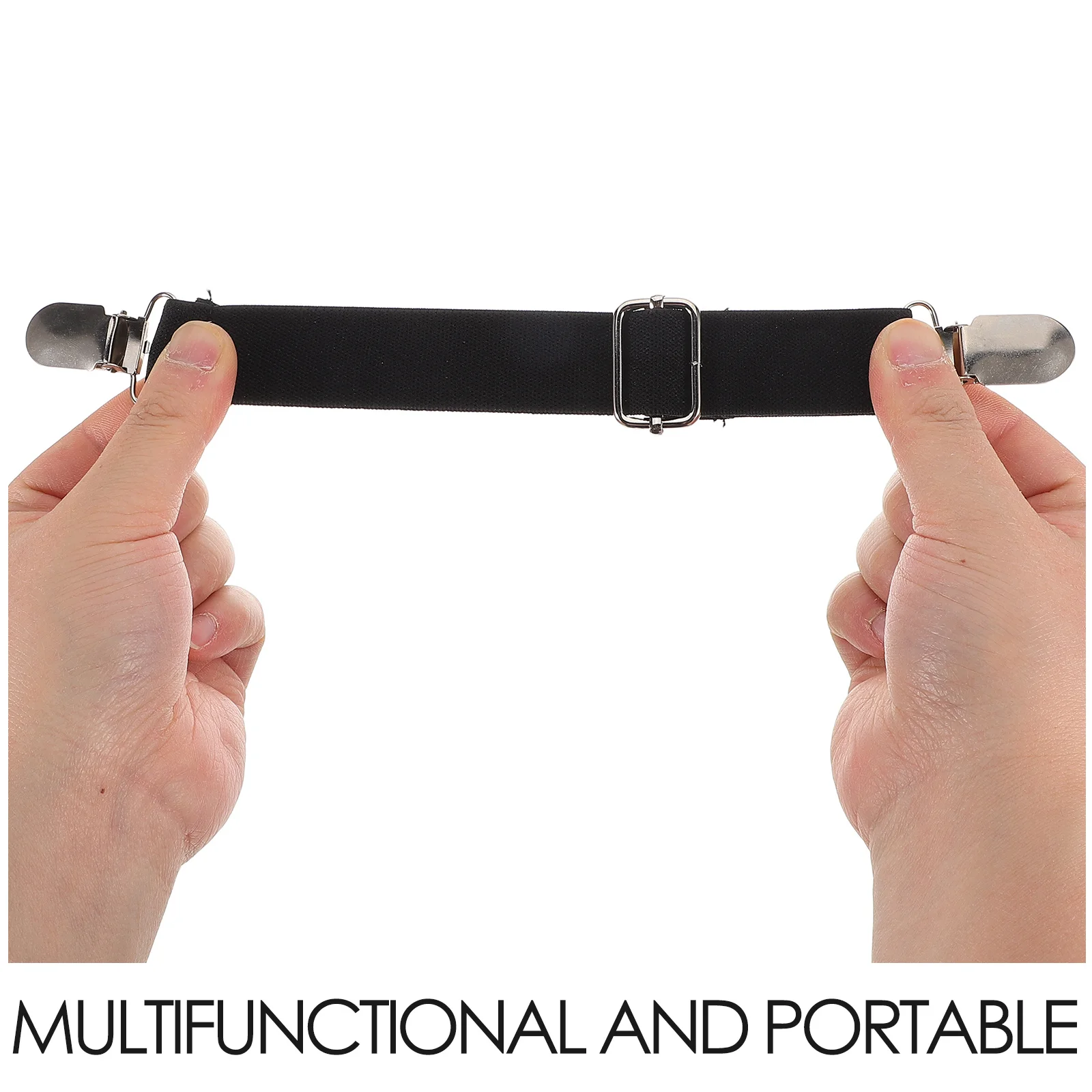 Pants Leg Fixer Multifunctional Boot Straps Adjustable Pant Stirrups Clips Bed Sheets Fasteners Motorcycle Seat Cushion Straps