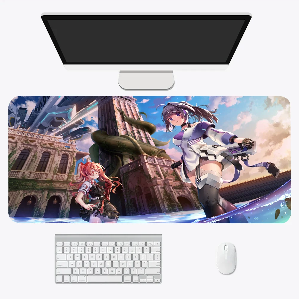 

Mousepad Desk Pad Big Mouse Honkai Impact 3 Mat Fabric Table Mats Rubber Mat Personalized Black Mousepad for Computer Table