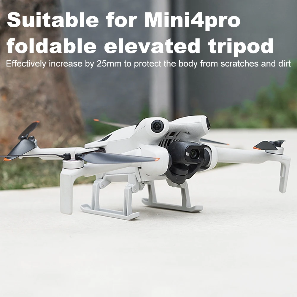 Folding Height Enhancer Landing Gear Drone Accessories Extended Landing Drone Accessories Gear For DJI Mini 4 Pro