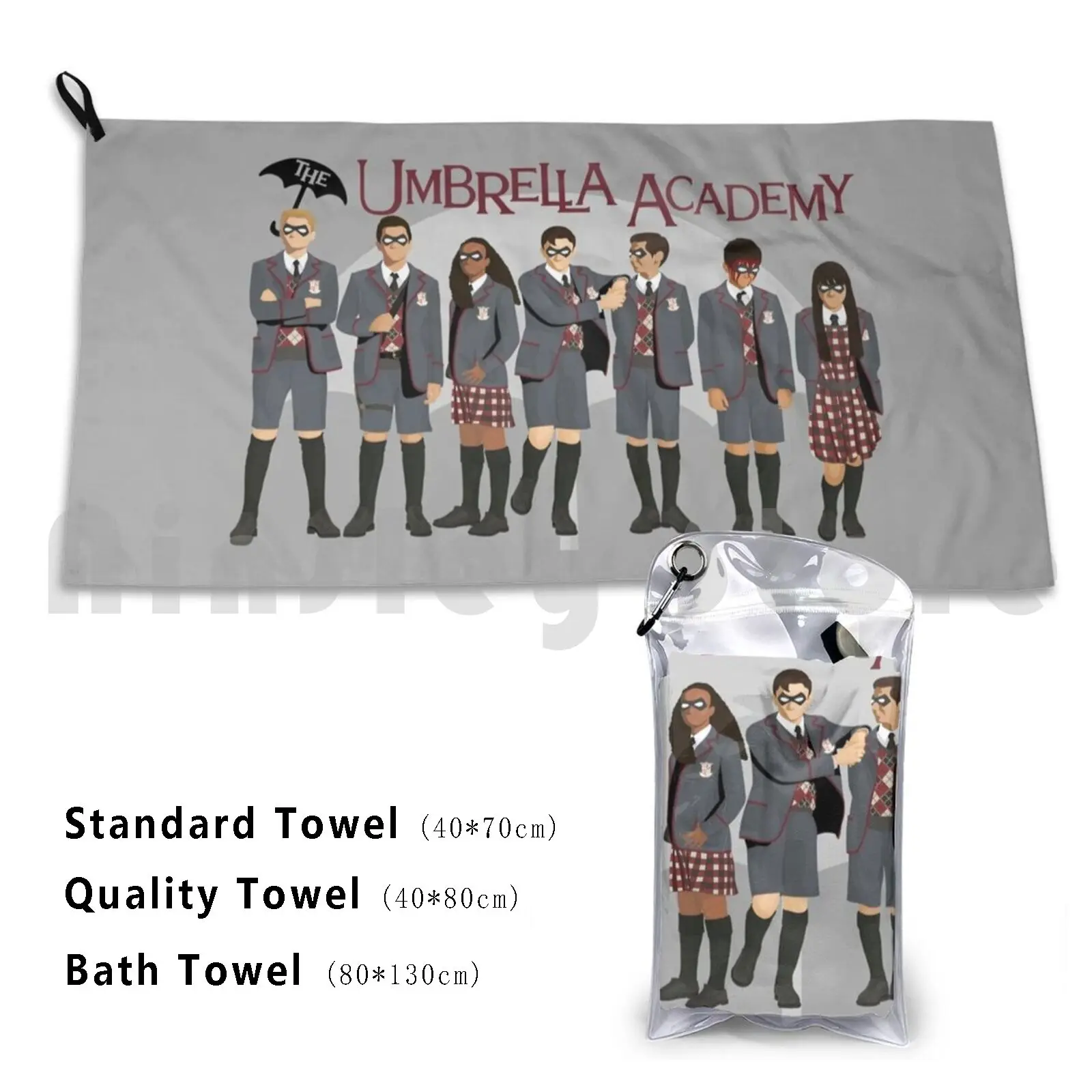 The Umbrella Academy Group Bath Towel Beach Cushion Tua The Umbrella Academy Umbrella Academy Umbrella Academy